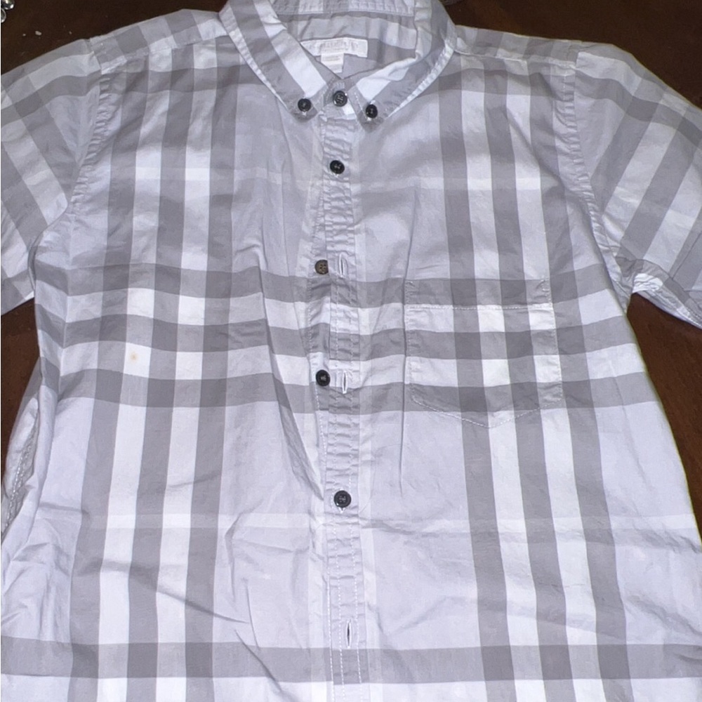 Burberry short sleeve dress shirts